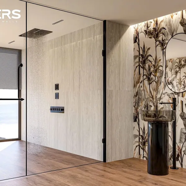 Gạch Đá 60x120 Ốp Lát Trang Trí Giá Rẻ hoa lá màu xám