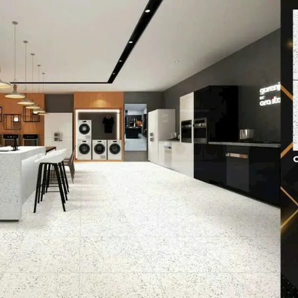 Gạch Đá Mờ 60x60 Ốp Lát Giá Rẻ terrazzo hạt nhỏ 56305