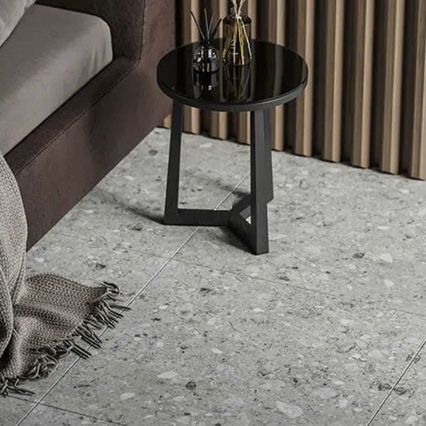 Gạch Đá Mờ 80x80 Ốp Lát Giá Rẻ Terrazzo xám 8131