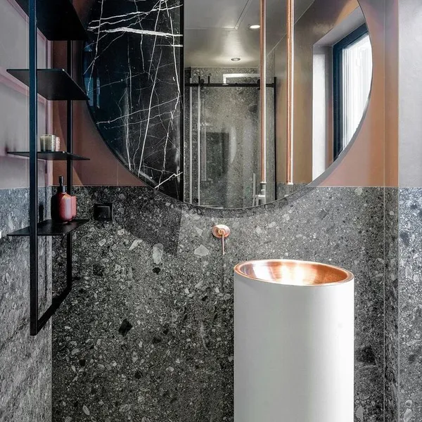 Gạch Đá Mờ Ốp Lát 60x60 Cao Cấp Trung Quốc xám terrazz LD6001