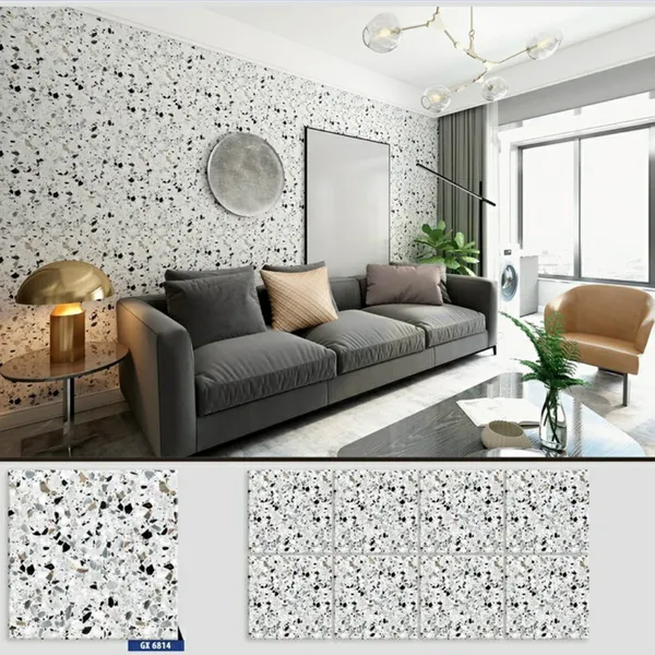 Gạch Đá Mờ Ốp Lát 60x60 Cao Cấp CMC terrazzo GX6814