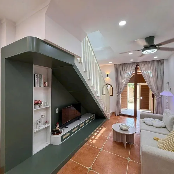 Gạch Đá Mờ 60x60 Ốp Lát Giả Cổ màu cam nhấn hoa văn 4 góc JY6022