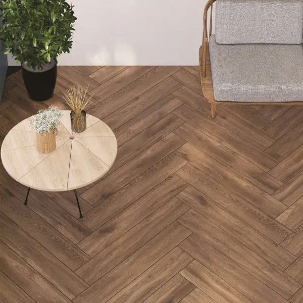 Gạch Đá Mờ Vân Gỗ - Gạch Giả Gỗ 15x80 Ốp Lát nâu vàng TK50102