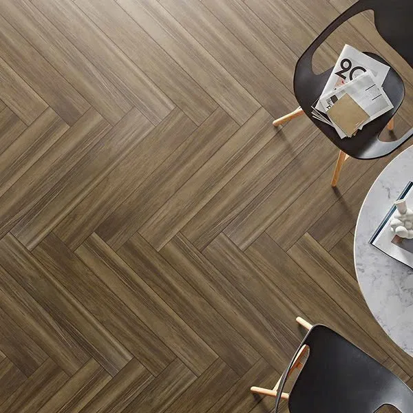 Gạch Đá Mờ Vân Gỗ - Gạch Giả Gỗ 15x80 Ốp Lát màu nâu TK50105