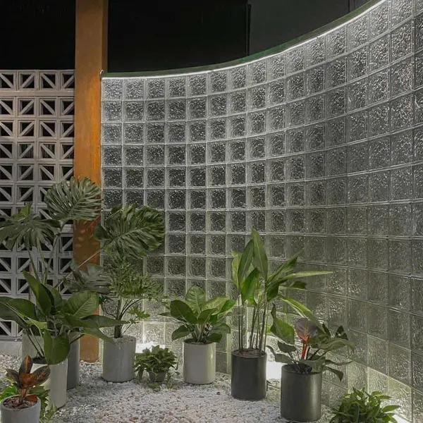 Gạch Kính Lấy Sáng 19x19x9 ốp dán trang trí bọt biển