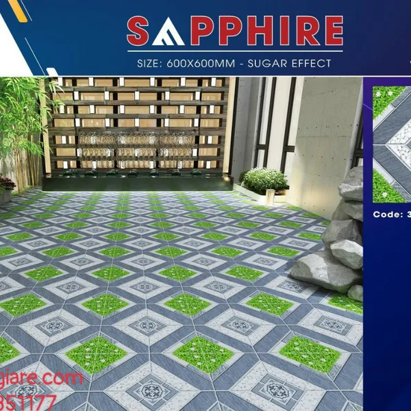 Gạch Lát Sân 60x60 TAKAO đá cỏ 36105 - 36110