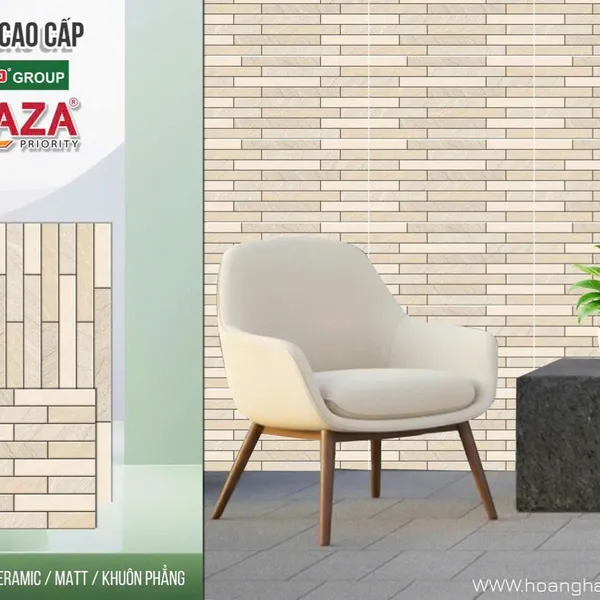 Gạch Men 30x60 Ốp Dán Trang Trí đá ghép màu vàng FC3609T