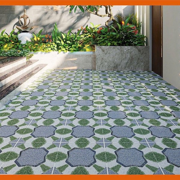 Gạch Men 50x50 Ốp Lát Sân Vườn Giá Rẻ đá cỏ SBBSV501