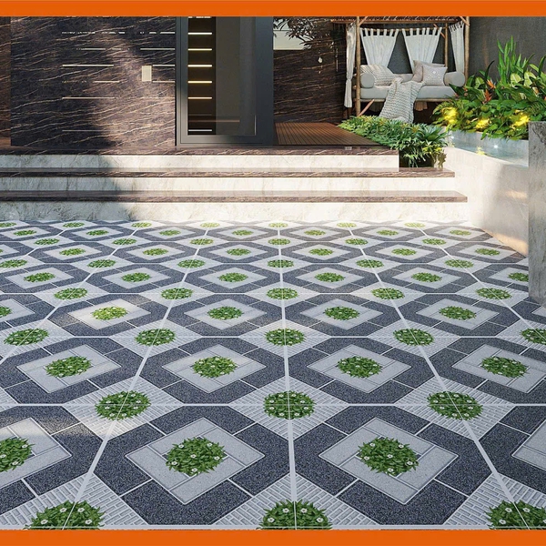 Gạch Men 50x50 Ốp Lát Sân Vườn Giá Rẻ đá cỏ SBBSV503