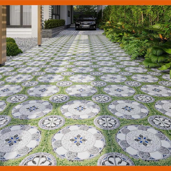 Gạch Men 50x50 Ốp Lát Sân Vườn Giá Rẻ đá sỏi SBBSV506