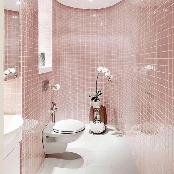 Gạch Mosaic 30x30 Ốp Dán Trang Trí màu hồng MHG4805