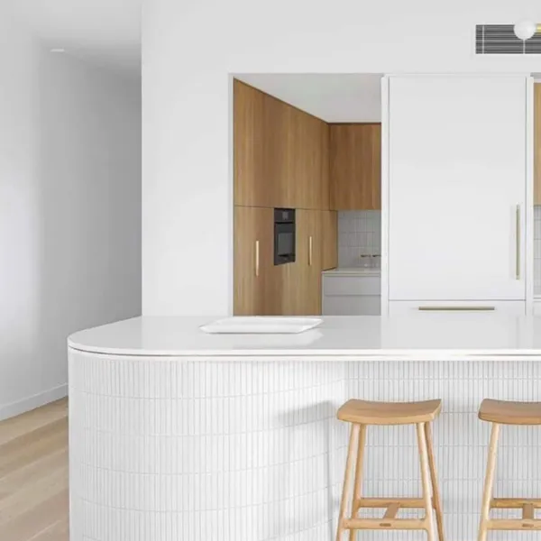 Gạch Mosaic Que Đũa Nhỏ Trang Trí màu trắng