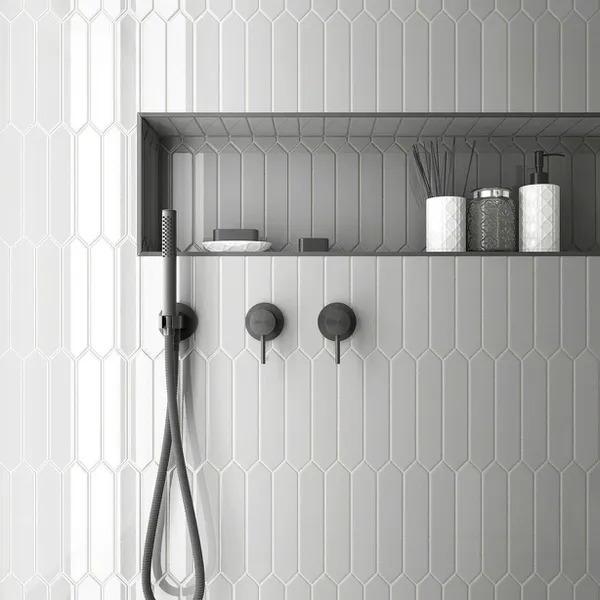 Gạch Thẻ 7.5x30 Hình Mũi Tên Giá Rẻ ốp lát trang trí màu xám