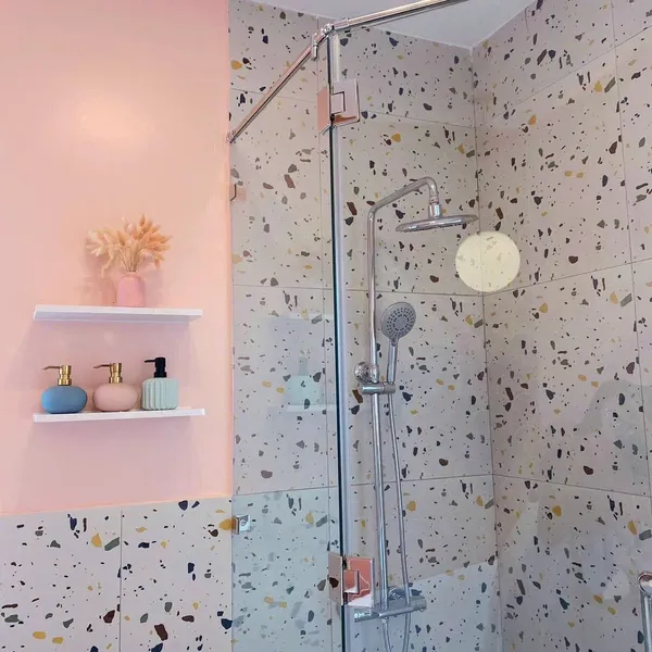 Gạch Men Mờ 30x60 Ốp Lát Giá Rẻ terrazzo hạt lớn AP3680M - N