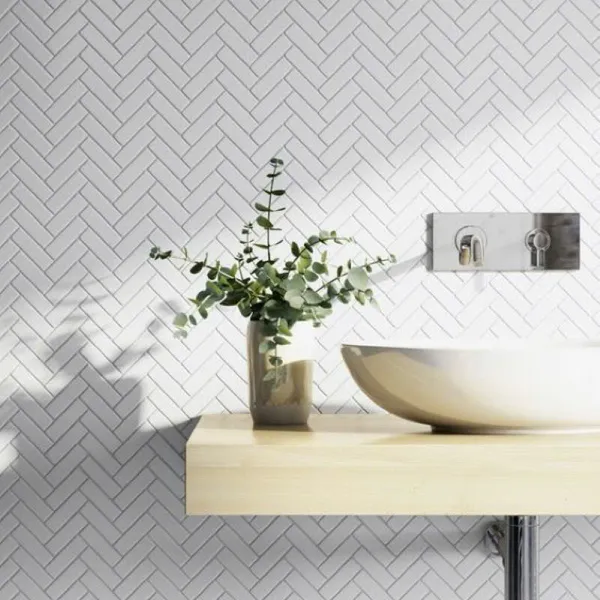 Gạch Thẻ 7.5x30 Ốp Lát Trang Trí màu trắng P75300M