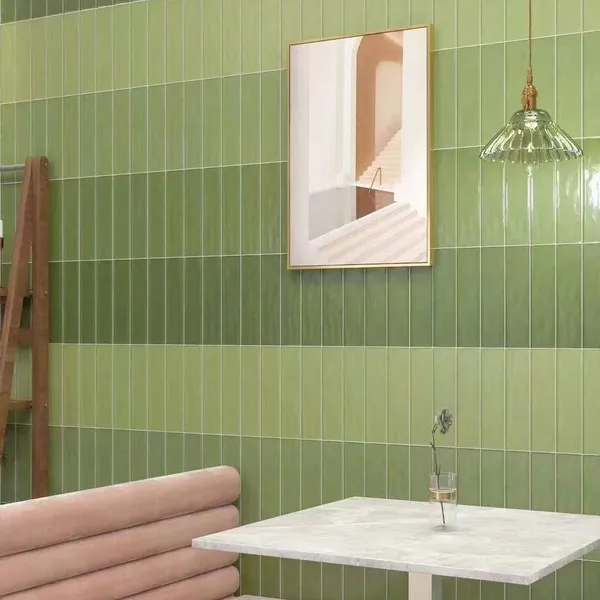 Gạch Thẻ 7.5x30 Ốp Lát Trang Trí màu xanh M75306