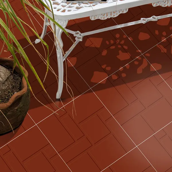 Gạch Tráng Men 40x40 Cotto PRIME màu đỏ 10601