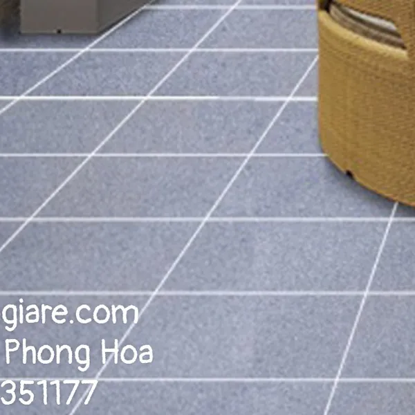 Gạch lát Cotto Gốm Mỹ 40x40 Tráng Men màu ghi xám - màu xám đậm