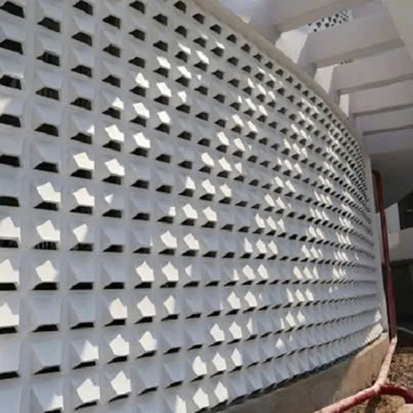 Gạch Bông Gió Xi Măng 19x19x6.5 Ốp Dán Trang Trí bánh ú