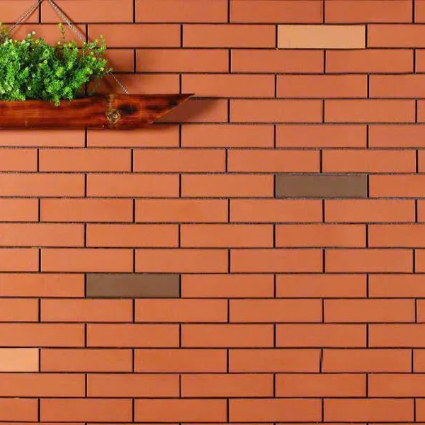 Gốm Mỹ Thẻ 6x24 Ốp Dán Trang Trí màu đỏ