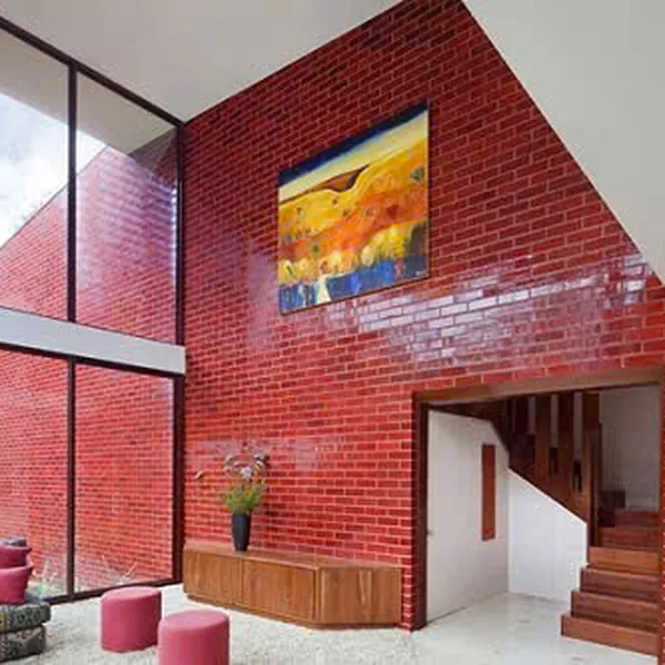 Cotto Hạ Long Thẻ 6x24 Ốp Dán Trang Trí màu đỏ