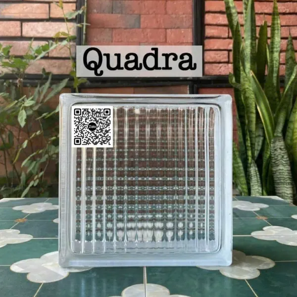 Gạch Kính Lấy Sáng 19x19x9 ốp dán trang trí sọc đũa