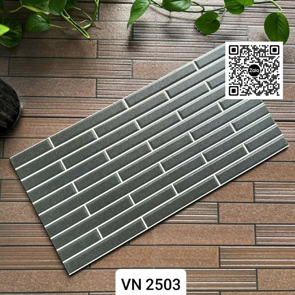 Gạch Men 25x50 Ốp Dán Trang Trí đen trắng xám nâu  VN2503 - VN2504 - VN2505 - VN2506 - VN2507