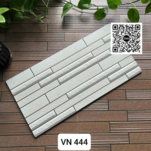 Gạch Men 25x50 Ốp Dán Trang Trí màu xám VN444 - VN445