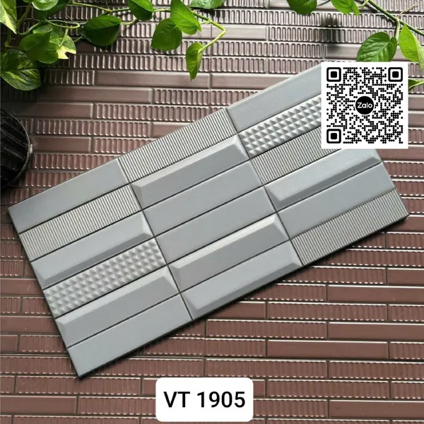 Gạch Men 25x50 Ốp Dán Trang Trí đen trắng xám nâu vàng VT1903 - VT1904 - VT1905 - VT1906 - VT1907