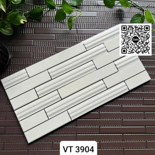Gạch Men 25x50 Ốp Dán Trang Trí trắng xám nâu vàng  VT3904 - VT3905 - VT3906 - VT3907