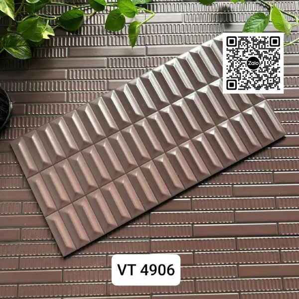 Gạch Men 25x50 Ốp Dán Trang Trí đen trắng xám nâu VT4903 - VT4904 - VT4905 - VT4906
