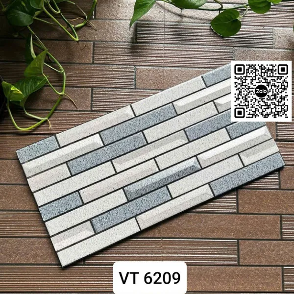 Gạch Men 25x50 Ốp Dán Trang Trí xám trắng nâu vàng VT6204 - VT6205 - VT6206 - VT6207 - VT6209