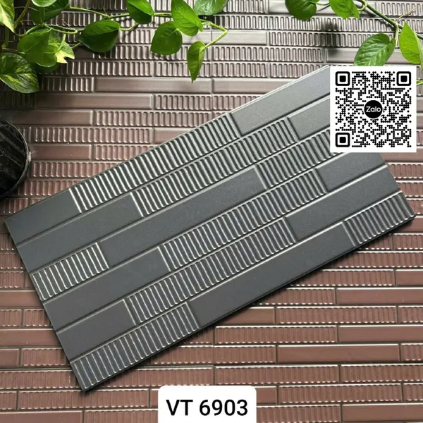 Gạch Men 25x50 Ốp Dán Trang Trí đen trắng xám nâu vàng  VT6903 - VT6904 - VT6905 - VT6906 - VT6907