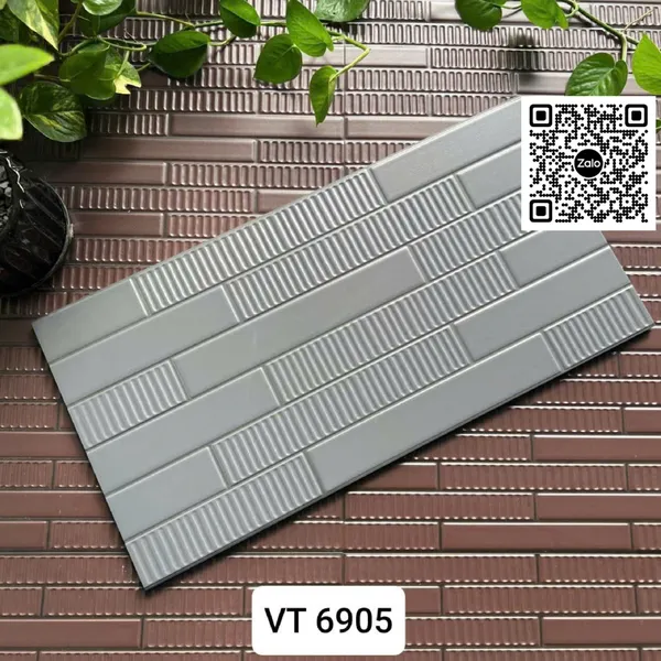 Gạch Men 25x50 Ốp Dán Trang Trí đen trắng xám nâu vàng  VT6903 - VT6904 - VT6905 - VT6906 - VT6907