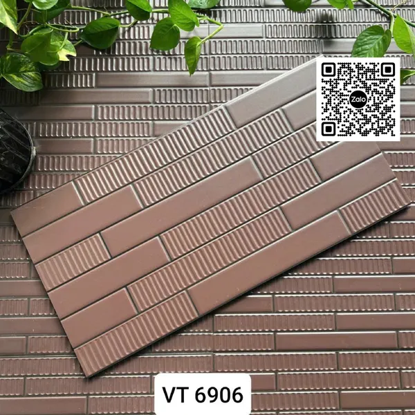 Gạch Men 25x50 Ốp Dán Trang Trí đen trắng xám nâu vàng  VT6903 - VT6904 - VT6905 - VT6906 - VT6907