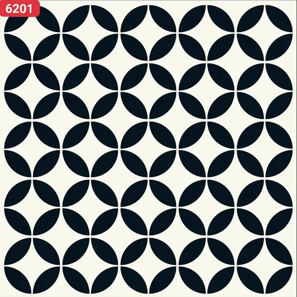 Gạch Men Trang Trí Art Decor 60x60 Catalan gạch bông đồng tiền 6201