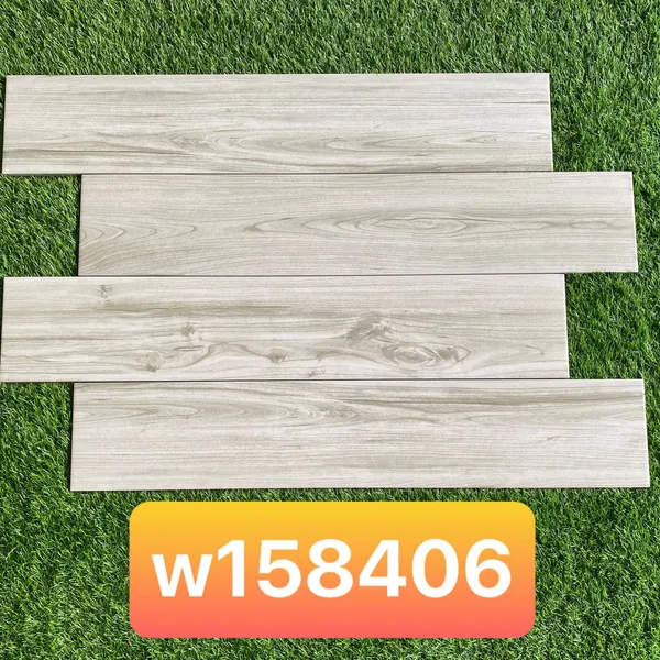 Gạch Vân Gỗ 15x80 Giá Rẻ nhập khẩu Trung Quốc màu xám W158406 - W15822 - L5815