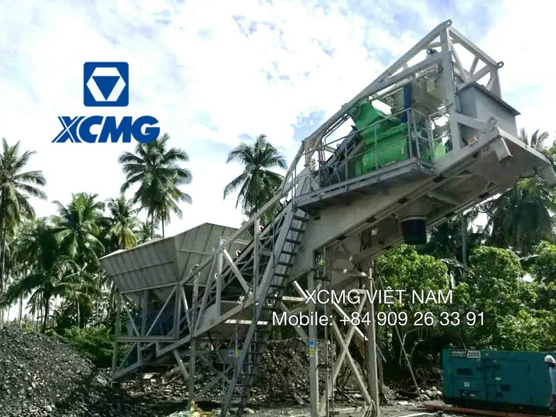 Trạm trộn bê tông di động XCMG