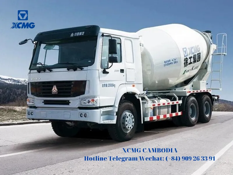 XE BỒN TRỘN BÊ TÔNG XCMG