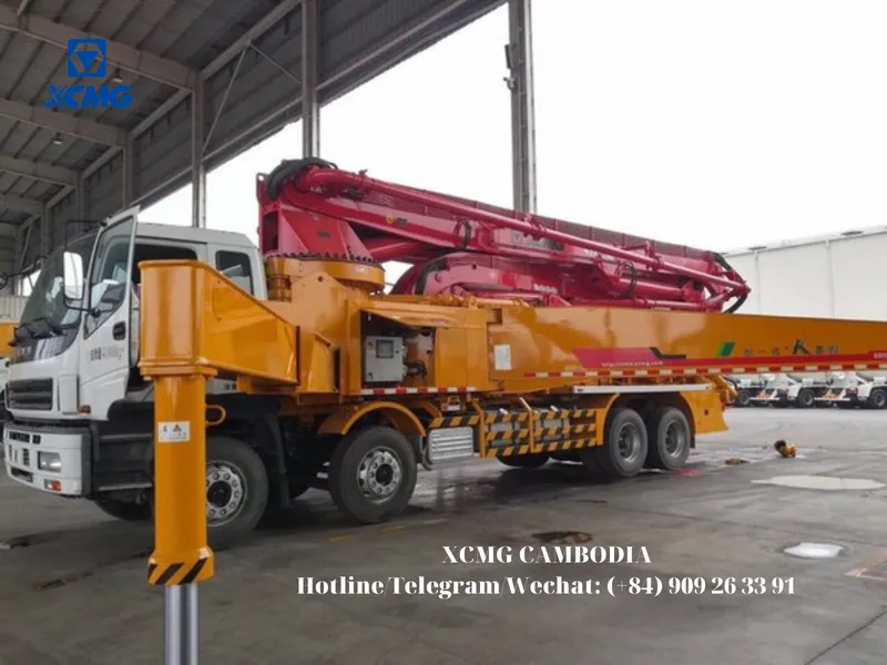 XE BƠM BÊ TÔNG CẦN XCMG