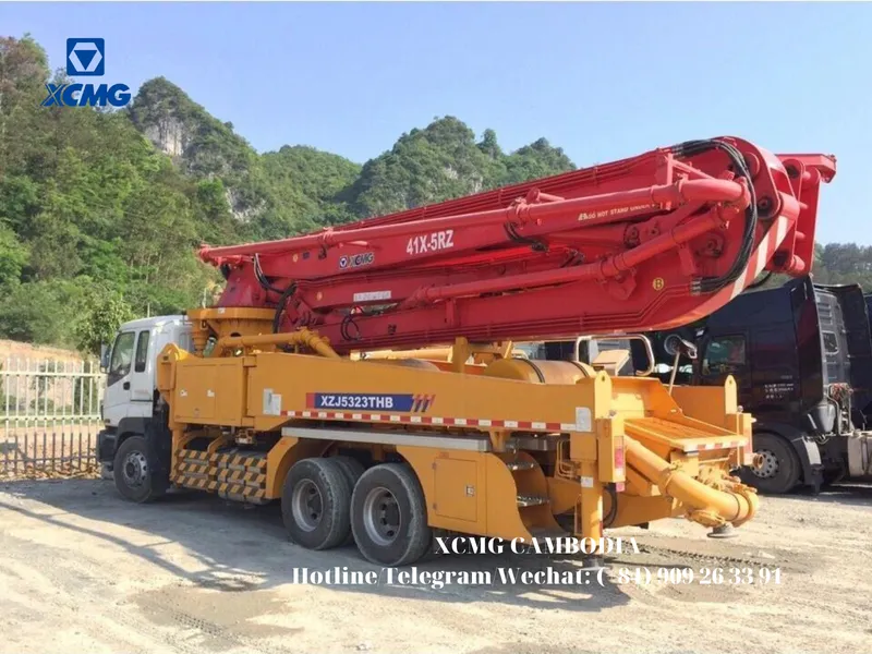 XE BƠM BÊ TÔNG CẦN XCMG