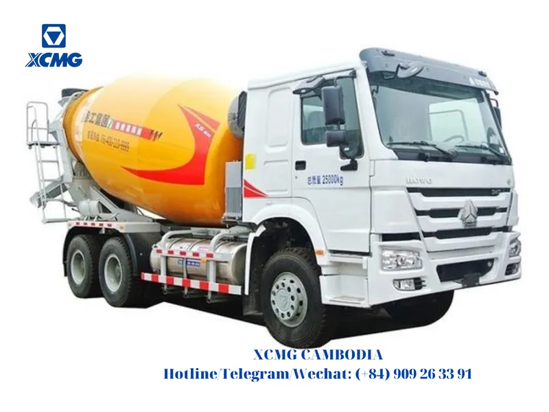 XE BỒN TRỘN BÊ TÔNG XCMG
