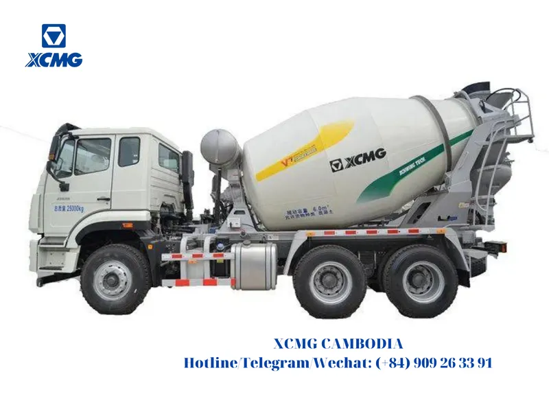 XE BỒN TRỘN BÊ TÔNG XCMG