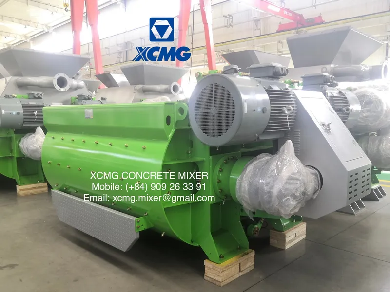 Cối trộn bê tông XCMG hai trục ngang