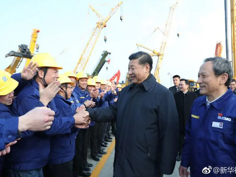 Chủ tịch nước Trung Quốc Tập Cận Bình tham quan nhà máy XCMG