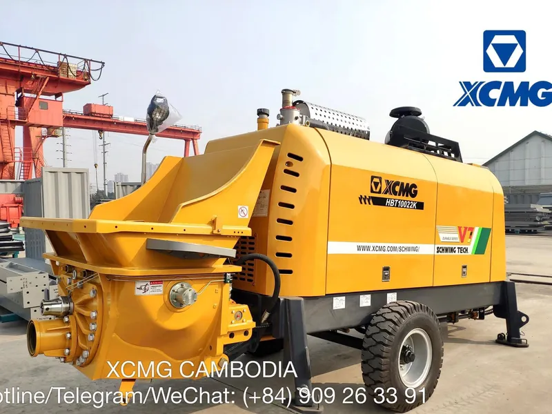 XE BƠM BÊ TÔNG TĨNH XCMG