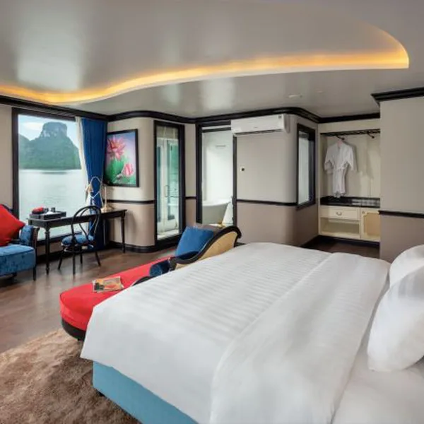 [VOUCHER] VERDURE LOTUS PREMIUM & LUXURY CRUISE 5 SAO - Trải nghiệm 5 sao khám phá vẻ đẹp kỳ vĩ của Vịnh Hạ Long và Vịnh Lan Hạ