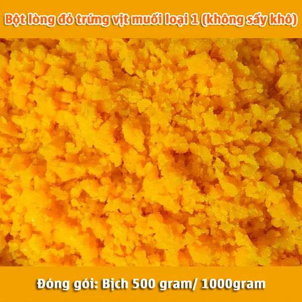 🌼 Bột lòng đỏ trứng vịt muối loại 1 (không sấy khô)