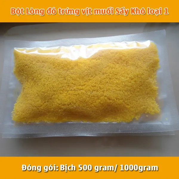 Bột lòng đỏ trứng muối sấy khô loại 1