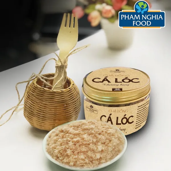 Chà Bông CÁ LÓC hàm lượng canxi cao, tiện lợi, Loại Thượng Hạng.